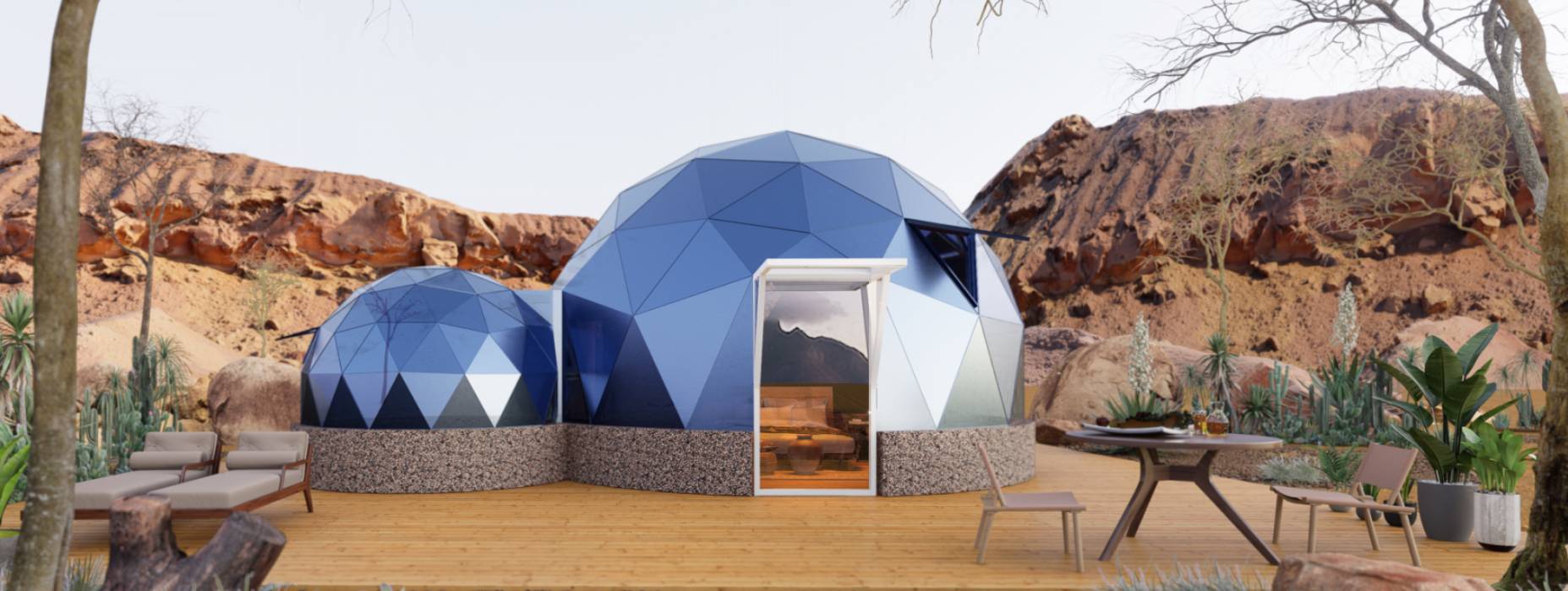 和田球形智能光伏玻璃星空房